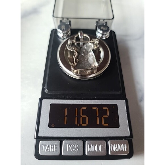 925 Sterling Silver Angel Brooch/Pendant Combo Vintage - Picture 10 of 10